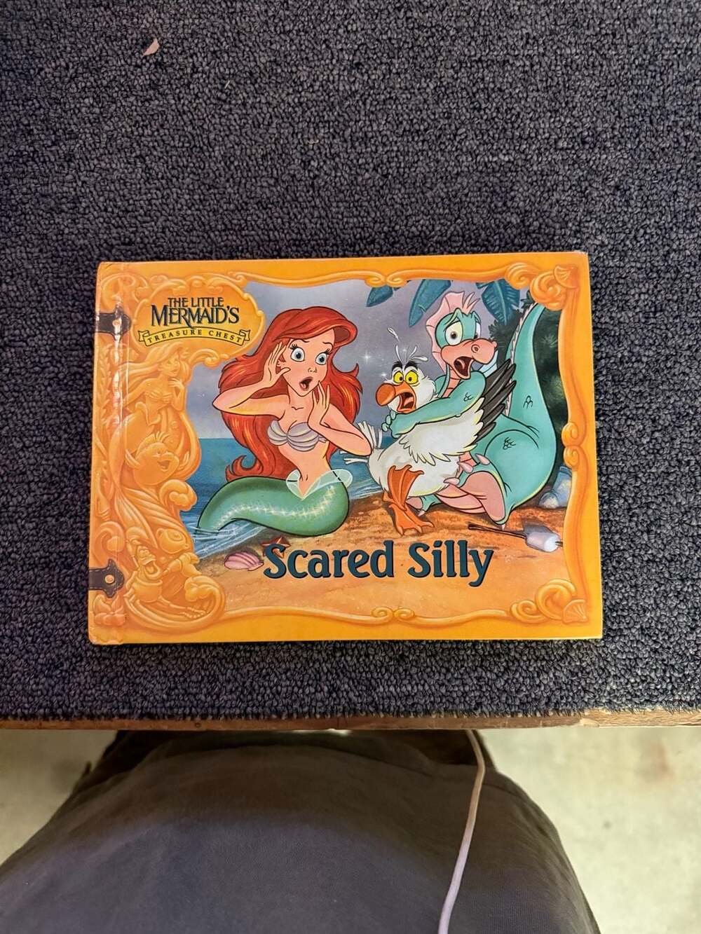 The Little Mermaid's Treasure Chest: Scared Silly Hardcover Book (1992)